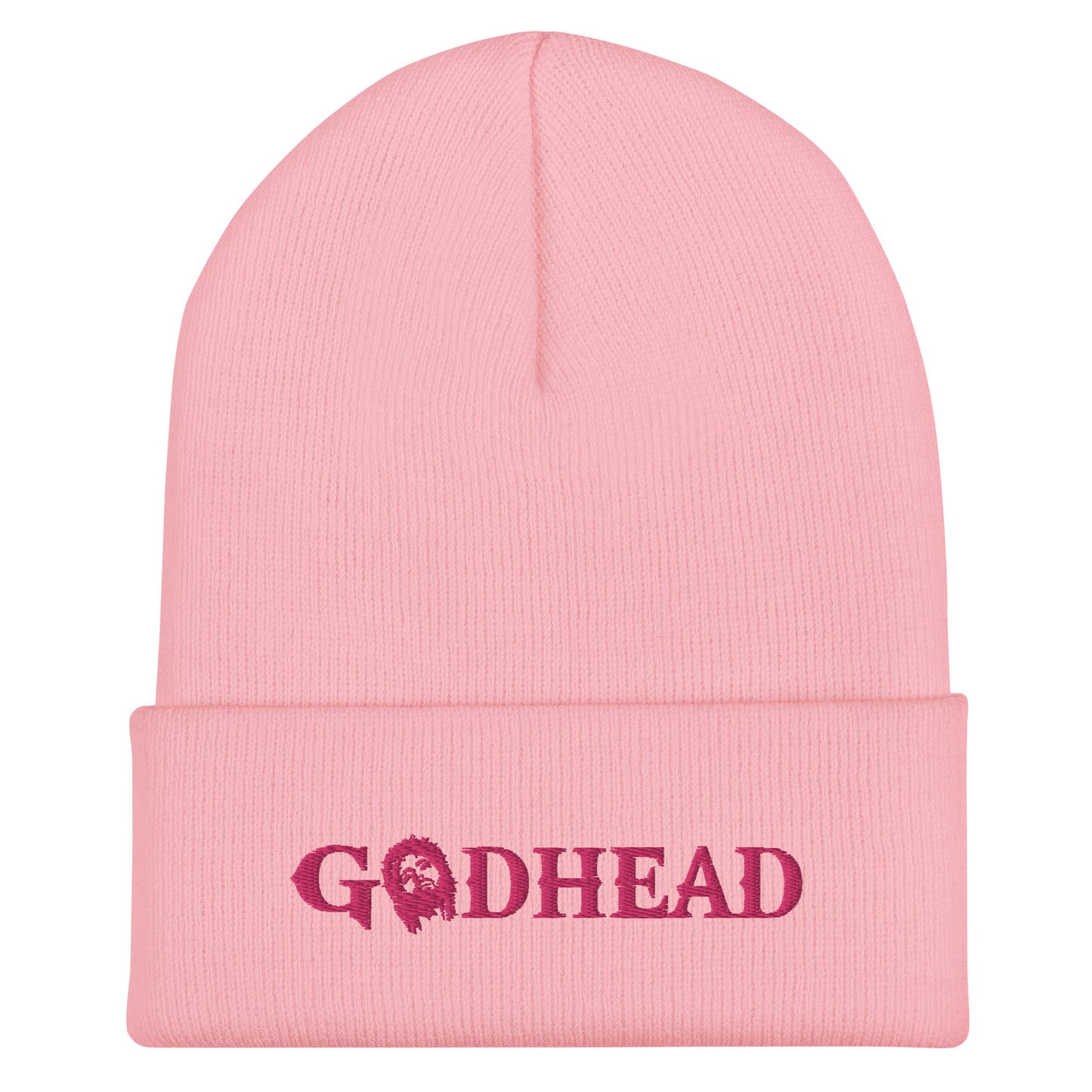 GODHEAD - CHRIST COLLECTION - PINK on PINK - Cuffed Beanie