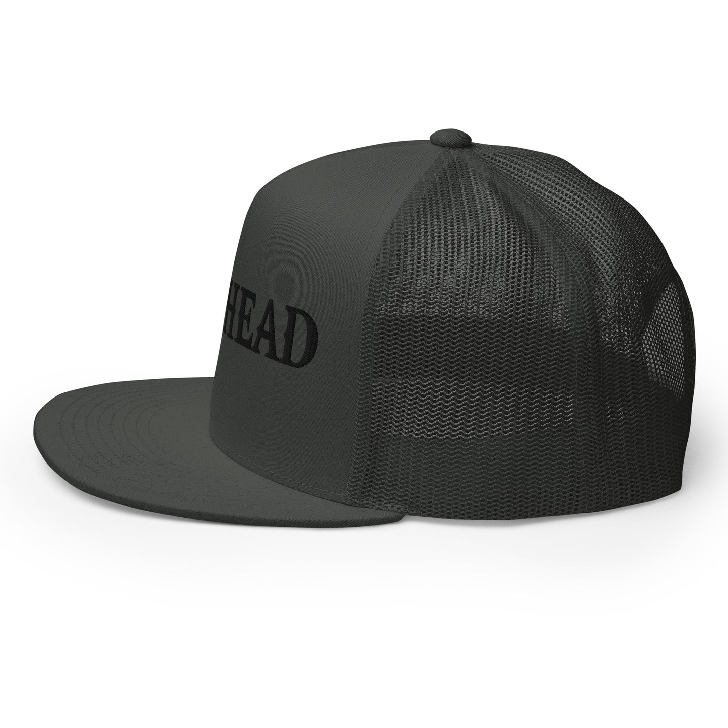 GODHEAD - CHRIST COLLECTION - BLACK on GREY\GRAY - Open Back Trucker Cap