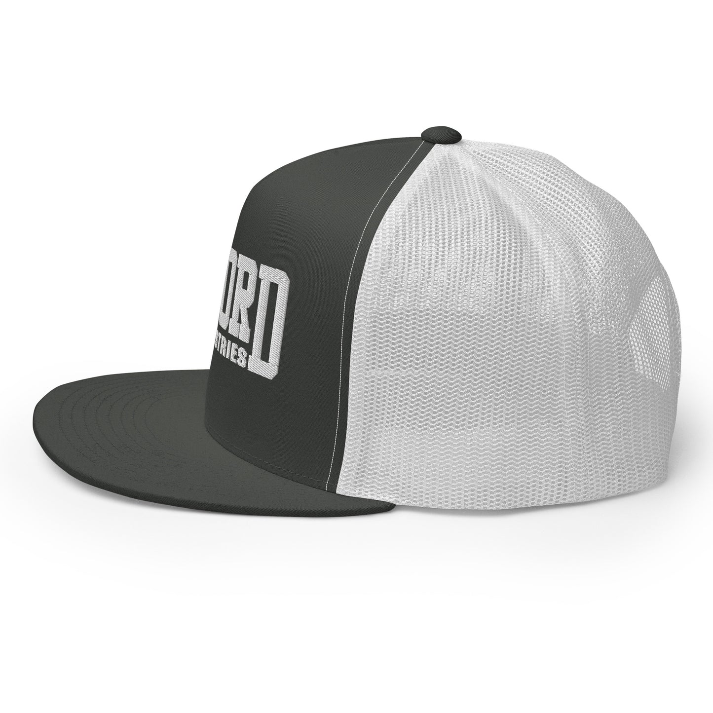 GWORD INDUSTRIES - THE LIVING TRUTH COLLECTION - White on Grey\Gray on White Back - Open Back Trucker Cap