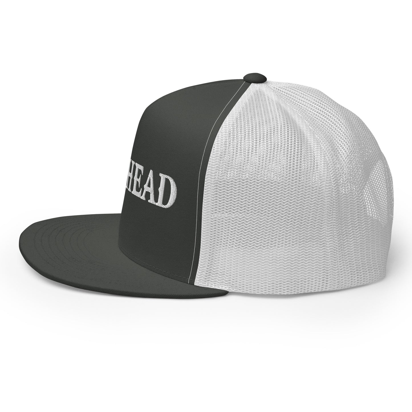 GODHEAD - CHRIST COLLECTION - WHITE on GREY\GRAY on WHITE BACK - Open Back Trucker Cap