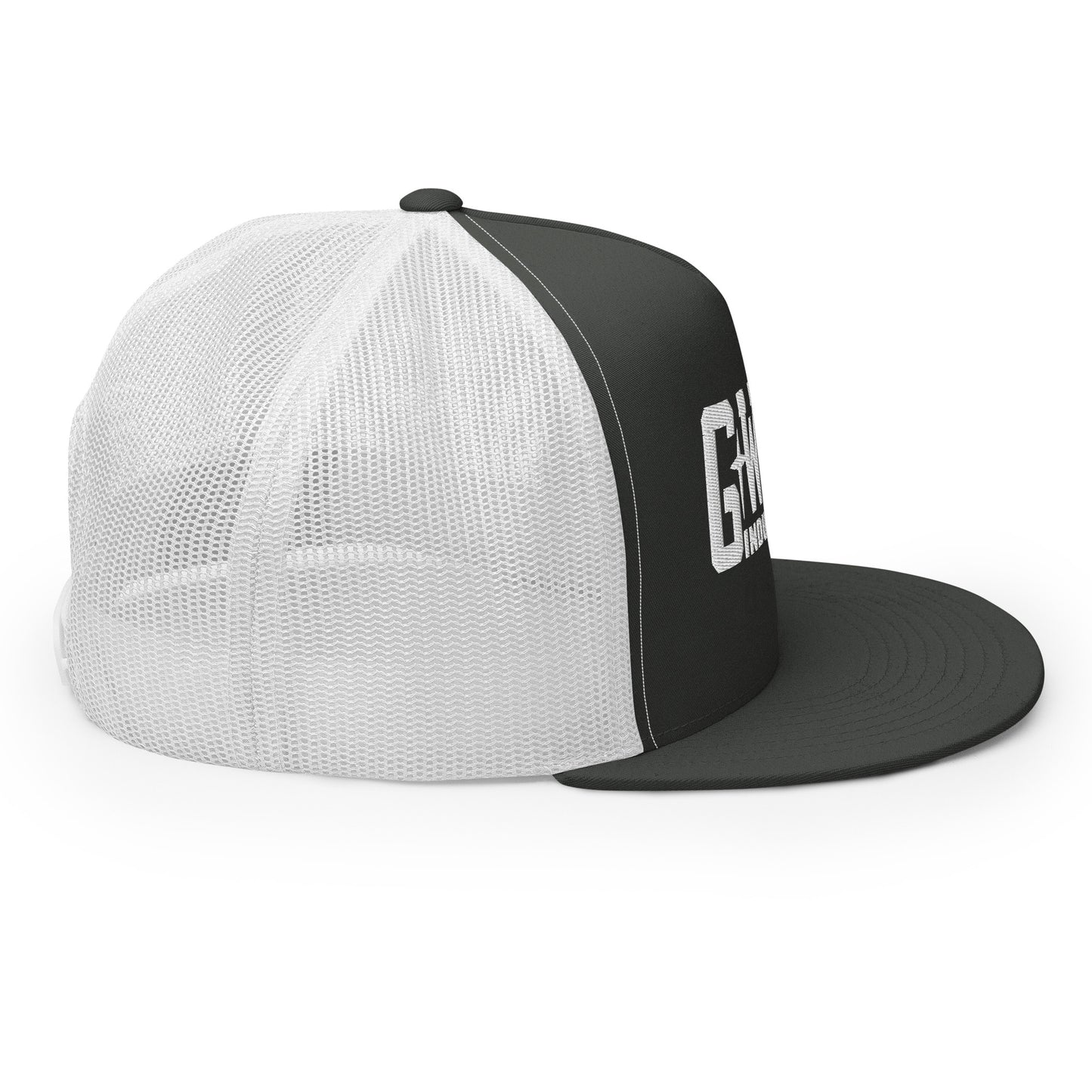 GWORD INDUSTRIES - THE LIVING TRUTH COLLECTION - White on Grey\Gray on White Back - Open Back Trucker Cap