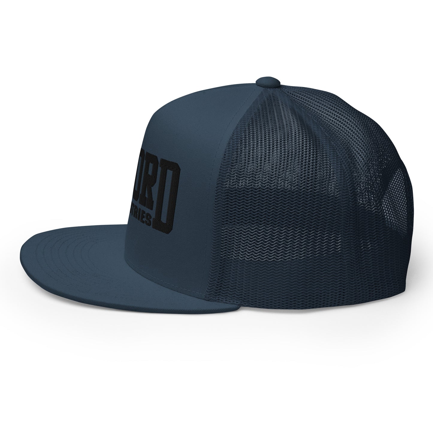GWORD INDUSTRIES - THE LIVING TRUTH COLLECTION - Black on Teal on Teal Back - Open Back Trucker Cap