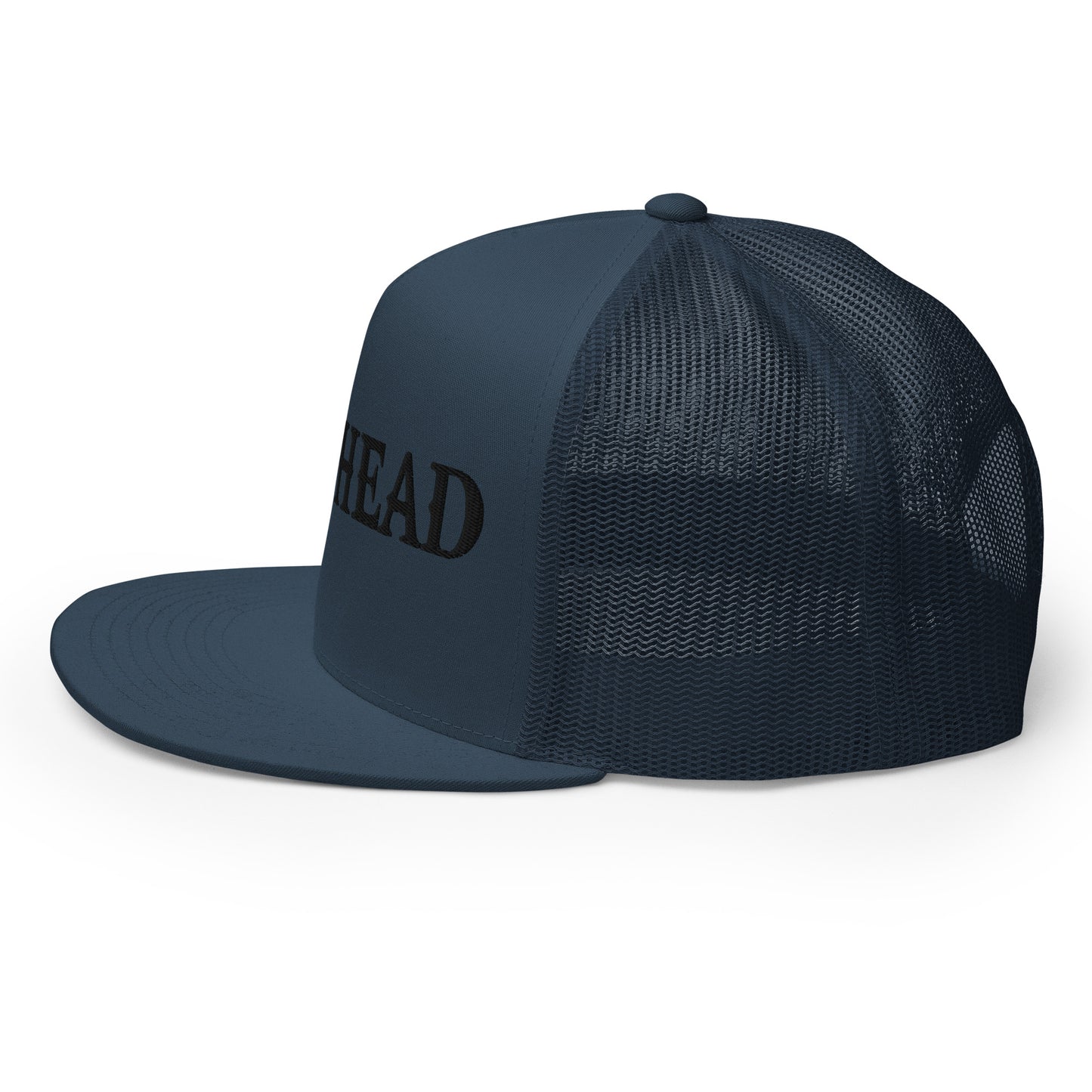 GODHEAD - CHRIST COLLECTION - BLACK on TEAL - Open Back Trucker Cap