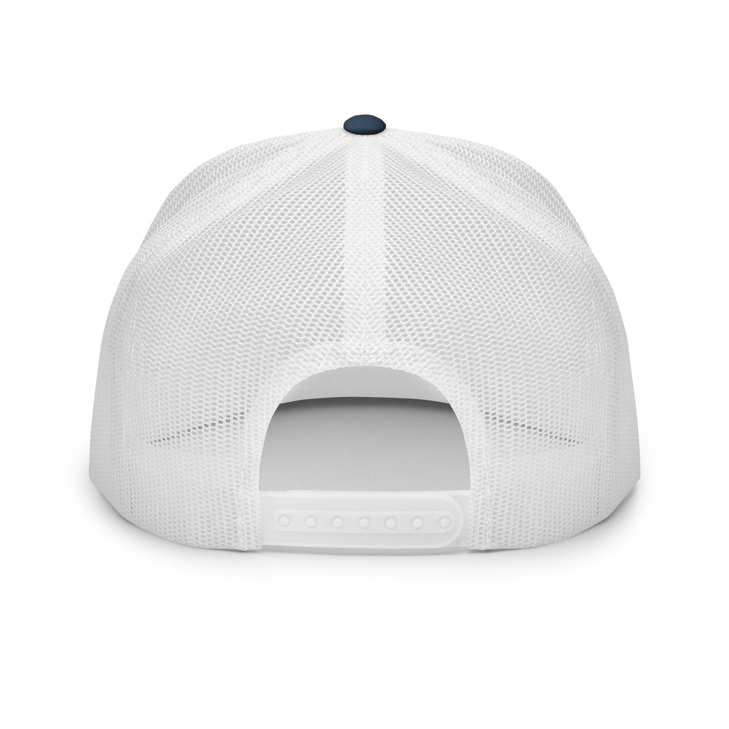 GODS ARMY - TRUE NORTH COLLECTION - White on Teal on Teal Back - Open Back Trucker Cap