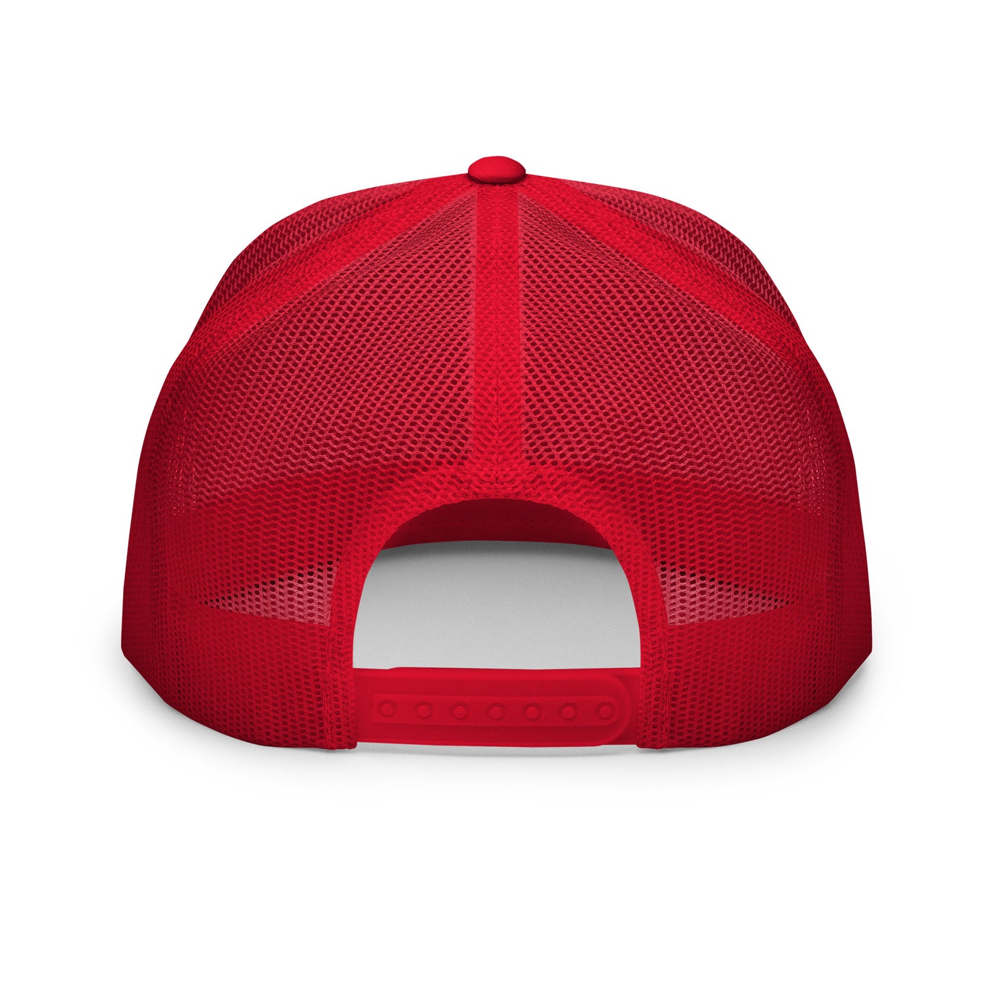 GWORD INDUSTRIES - THE LIVING TRUTH COLLECTION - Black on White on Red Back - Open Back Trucker Cap