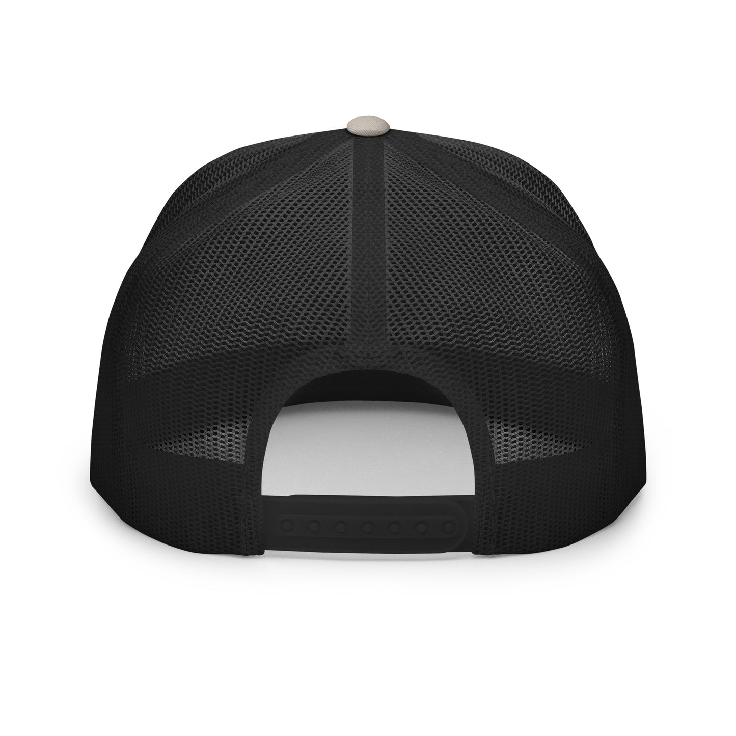 GWORD INDUSTRIES - THE LIVING TRUTH COLLECTION - Black on Silver on Black Back - Open Back Trucker Cap