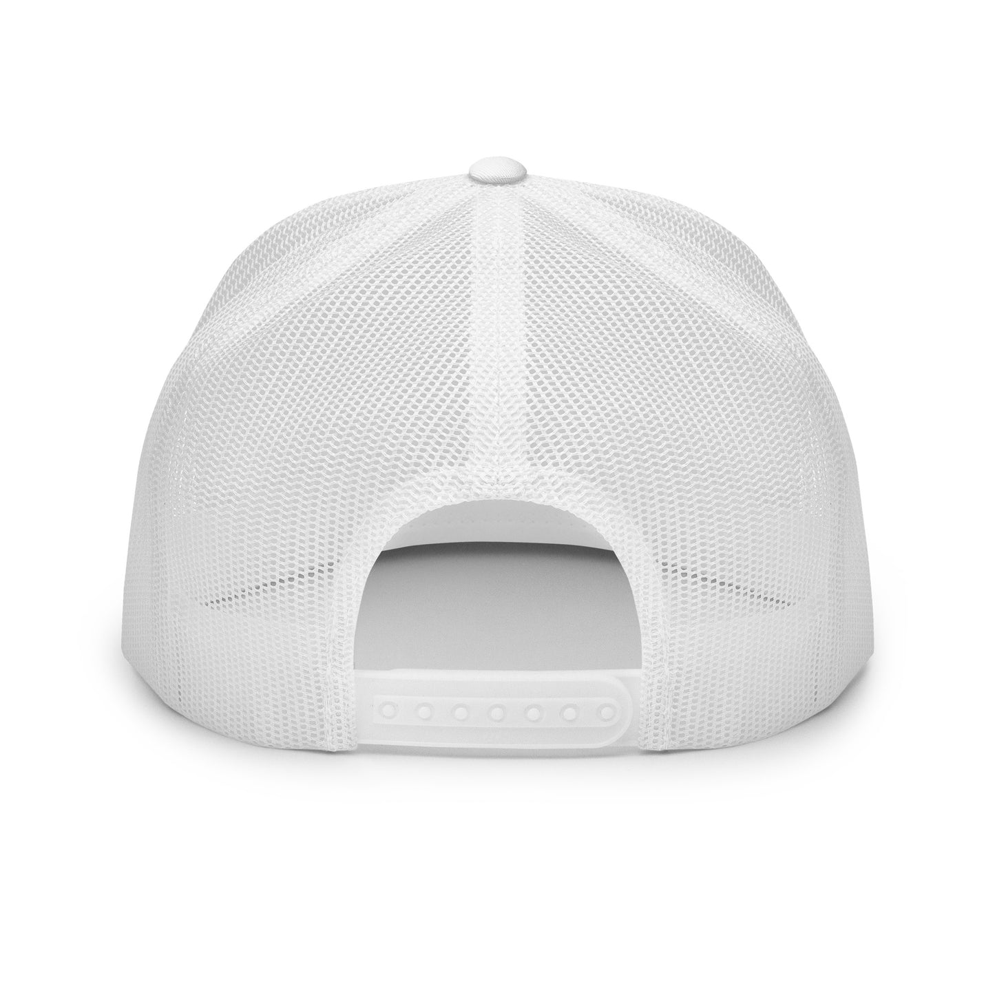 GODHEAD - CHRIST COLLECTION - BLOOD RED on WHITE - Open Back Trucker Cap