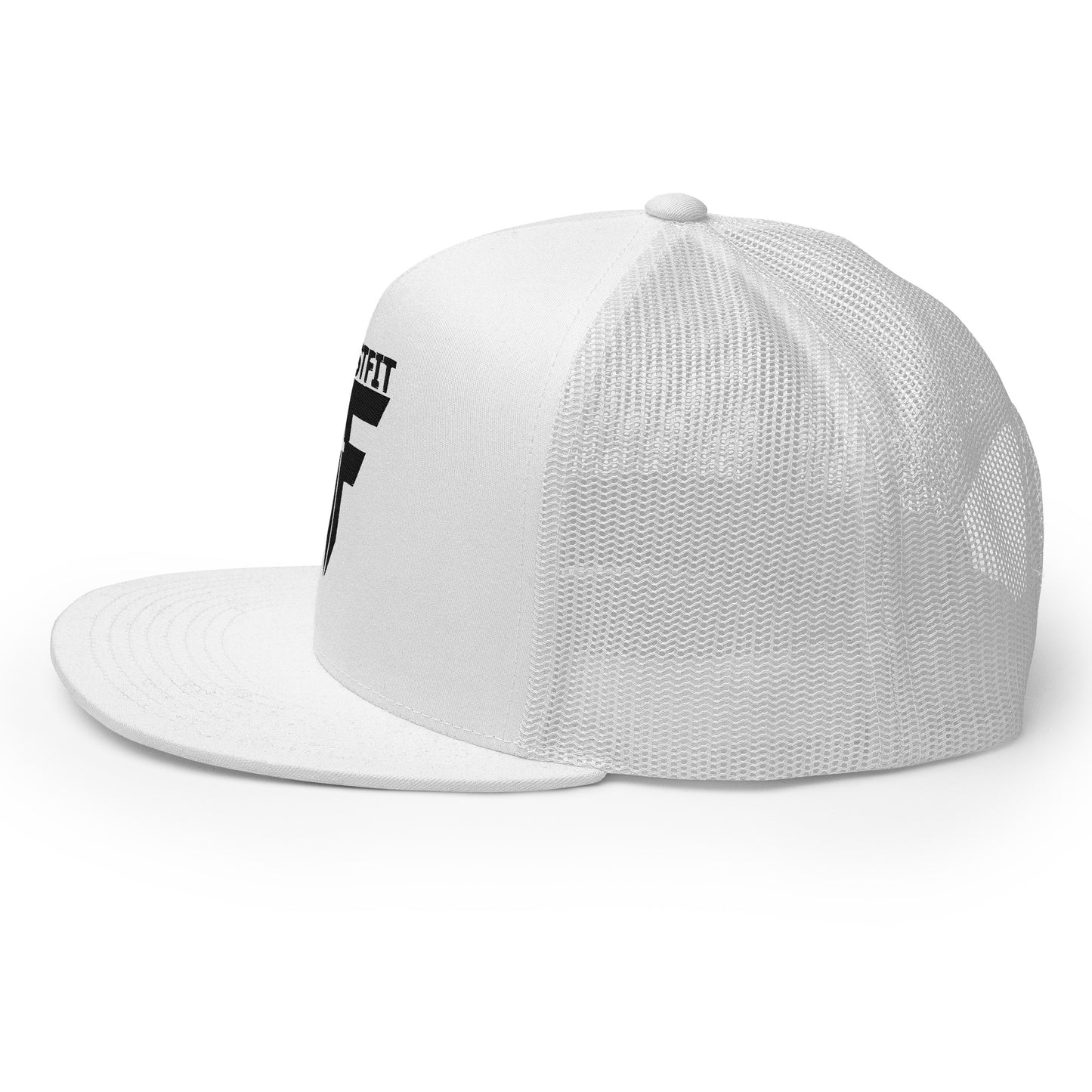 CHRISTFIT - ORIGINAL COLLECTION - WHITE on WHITE - Open Back Trucker Cap