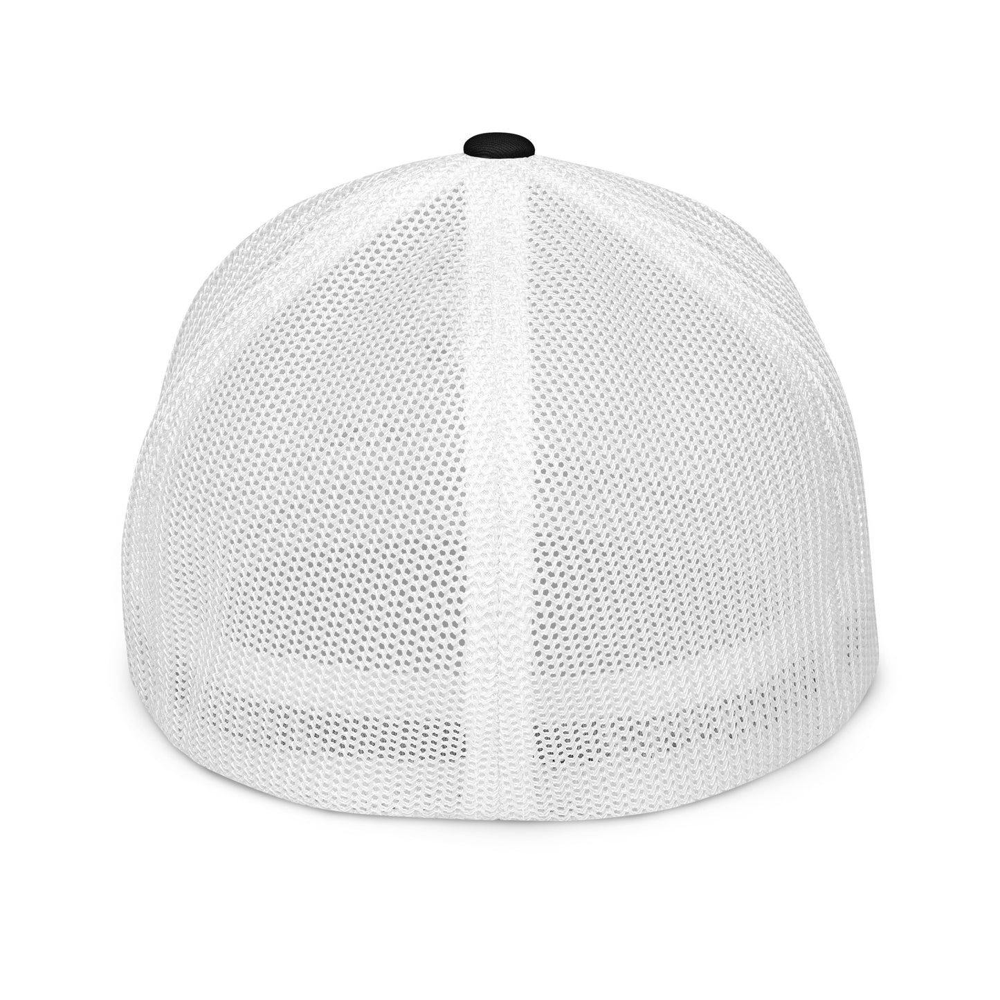 GODS ARMY - TRUE NORTH COLLECTION - Black on Black with White Back - Closed-back trucker cap