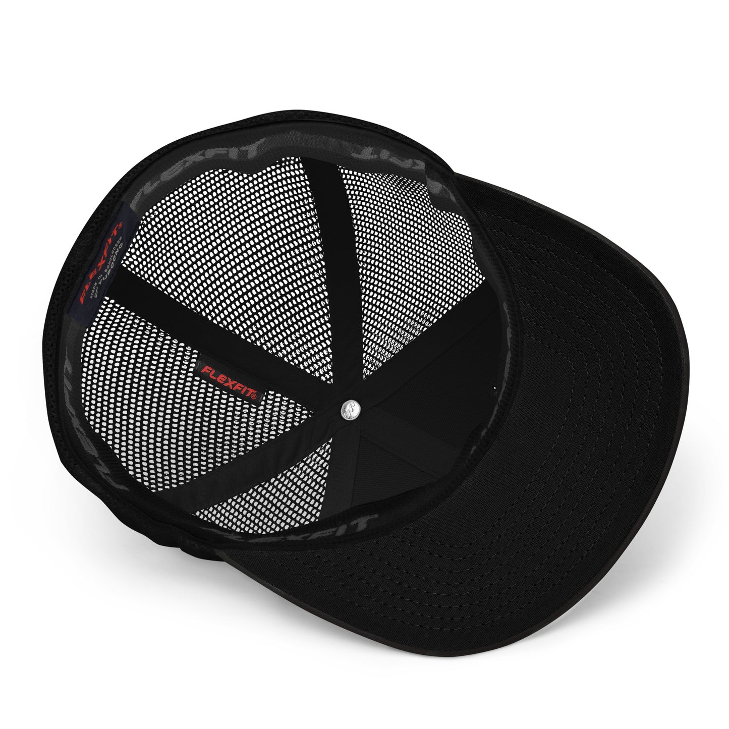 GODS ARMY - TRUE NORTH COLLECTION - Black on Black Camo- Closed-back trucker cap