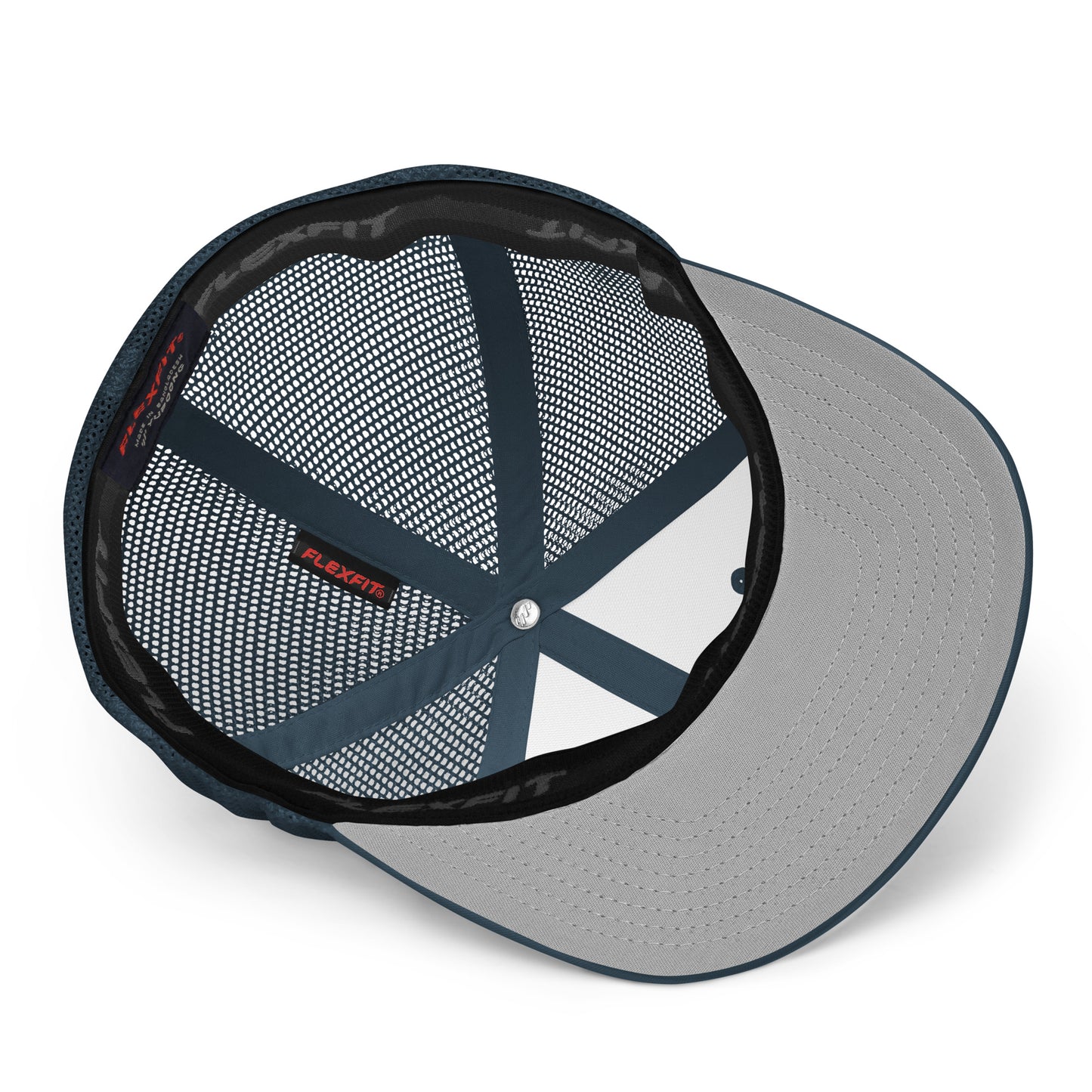 GODS ARMY - TRUE NORTH COLLECTION - White on Teal - Closed-back trucker cap