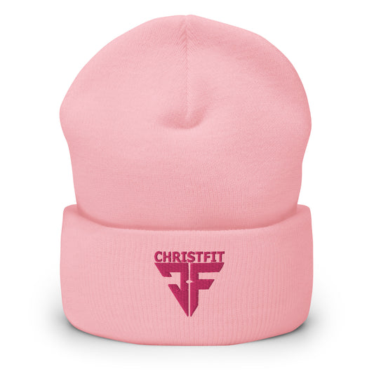 CHRISTFIT - ORIGINAL COLLECTION - PINK on PINK - Cuffed Beanie