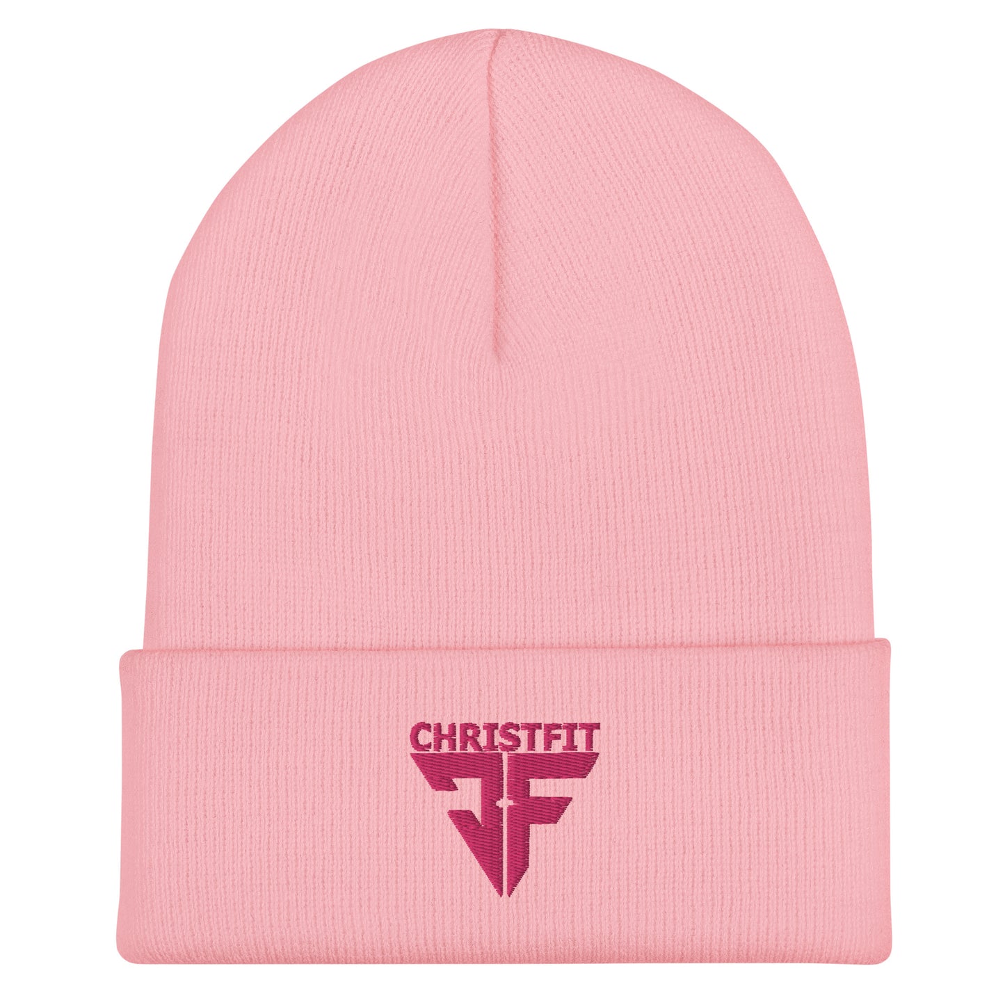 CHRISTFIT - ORIGINAL COLLECTION - PINK on PINK - Cuffed Beanie