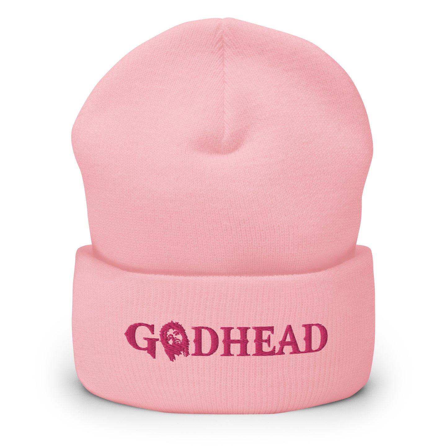 GODHEAD - CHRIST COLLECTION - PINK on PINK - Cuffed Beanie