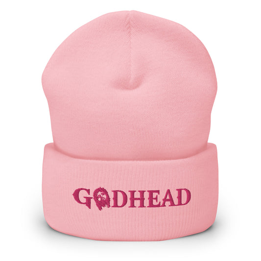 GODHEAD - CHRIST COLLECTION - PINK on PINK - Cuffed Beanie